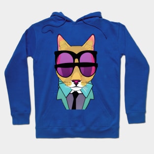 Trippy Cool Cat Hoodie